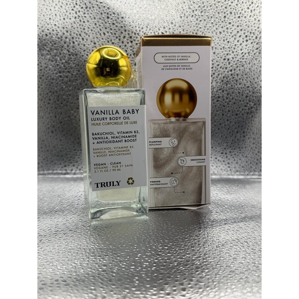 Truly Vanilla Baby Luxury Body Oil NIB